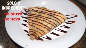 Check spelling or type a new query. Crepes 2 Ingredienti Senza Uova E Burro Pronte In 1 Minuto Ricetta Veloce Youtube