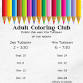 Adult Coloring Club – 2nd Tuesday event in Hales Corners, WI