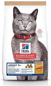 Hill S Science Diet Senior 7 No Corn Wheat Or Soy Dry Cat Food Chicken Recipe Hills Science Diet Science Diet Dry Cat Food