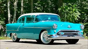 Image result for Cadet Blue 1954 Oldsmobile