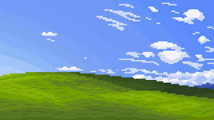I tried to recreate the windows xp background, bliss, in minecraft. Wallpaper Windows Xp Windows Os Pixel Art Operating System 2560x1440 Rivenm7 1960561 Hd Wallpapers Wallhere