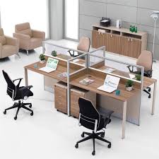 2016 New Design Customized Office Table Partition 4 Seats Glass Partition Workstation Workstations Design Office Interior Design Modern Office Design
