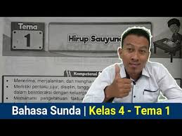 Bahasa Sunda Kelas 4 Tema 1 Hirup Sauyunan Youtube