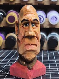 New wizard in step by step. I used a block of basswood 2,5 cm