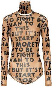 mm6 maison margiela printed bodysuit print bodysuit printed silk shirt bodysuit