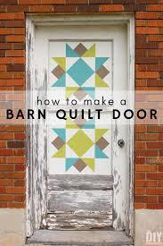 Apr 22, 2021 · line your straight edge up from top to bottom, and make a small dot at the very center of your board. How To Make A Barn Quilt Door The Diy Dreamer