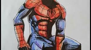 Draw a small circle on the top of your paper. Spiderman 3dvkarts