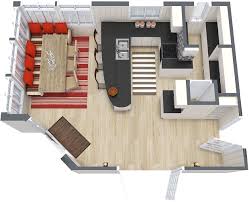 roomsketcher 3d floor plan eat in