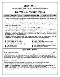 Trades Resume Templates Samples Examples Resume Templates 101