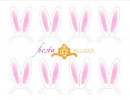 Need help putting these bunny ears together. Free Easter Bunny Ears Printable Cupcake Toppers No Toothpicks Needed Easter Cupcake Toppers Easter Bunny Ears Easter Inspiration