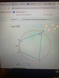 An inscribed angle is the angle formed by two chords having a common endpoint. Answered Geometry U 14 Angles In Inscribed Bartleby