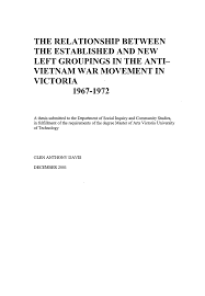 Http Vuir Vu Edu Au 36042 1 The Relationship Between The Established And New Left Groupings Nosignatures Pdf
