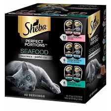 Sheba Perfect Portions Seafood Variety Pack 48 Ct Wet Cat Food Trays Read More At The Image Link This Is An Affiliate Link Cat Food Brands Cat Food Food Trays