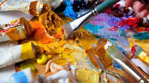 تعليم الرسم بالالوان الزيتية دمج الالوان و استخراج الوان البشرة 2 painting art projects arabic food food