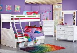 Shop For A Belmar White 6 Pc Twin Full Bunk Bedroom At Rooms To Go Kids Find That Will Lo Girls Bedroom Sets Kids Bedroom Sets Ashley Bedroom Furniture Sets