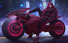 Search free cyberpunk 2077 wallpapers on zedge and personalize your phone to suit you. Wallpaper Gun Anime Girl Fate Grand Order City Cyberpunk 2077 Motorcycle Night Tech Girl Weapon Images For Desktop Section Syonen Download