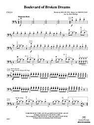 Green Day Boulevard Of Broken Dreams Piano Sheet Music Download Boulevard Of Broken Dreams Cello Sheet Music By Green Day Sku Ax 00 Pc 0001160 Vc1 Digital Sheet Music Sheet Music Cello Music
