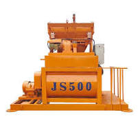 JS500 obligato rischer Zement mischer auf der Baustelle Zwangs betonmischer