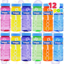 Delicious blue raspberry infused bubble gum. Amazon Com Joyin 12 4oz Bubble Bottles With Wand Assortment For Kids Bubble Blower For Bubble Blaster Party Favors Summer Toy Birthday Outdoor Indoor Activity Easter Toys Games