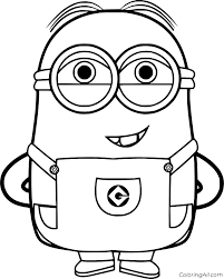 Minions coloring pages bob download and print these minions bob coloring pages for free. Minions Coloring Pages Coloringall