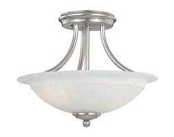 Check spelling or type a new query. Patriot Lighting Savvy Satin Nickel 2 Light Semi Flush Mount Ceiling Light At Menards