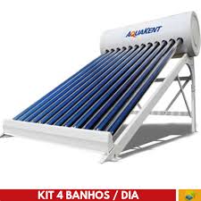 Vendido por casa das serras. Kit De Aquecimento De Agua Solar Ecosoli