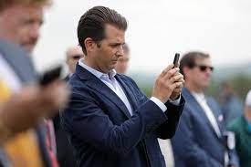 These photos of young don trump jr. Like His Father Donald Trump Jr Uses Twitter To Target The Media The New York Times