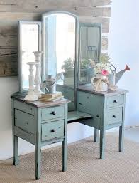 Diy Dressing Table Ideas Two Side Tables With Cheap Mirrors And A Small Piece Of Plywood Diy Dressing Tables Furniture Decor