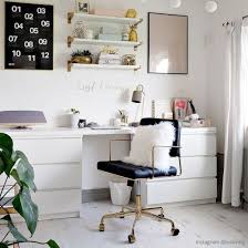 Black And Gold Desk Chair Grosvenor Padded Leather Office Chair Black Gold Black Office Chair Bedroom Desk Desk Inspiration