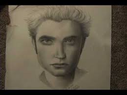 How To Draw : Edward Cullen Aka Robert Pattinson! - Youtube