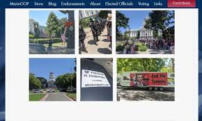 Dick Spotswood Marin Republican Website Shares Photo Of Newsom Depicted As Hitler Marin Independent Journal