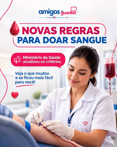 MT Hemocentro esclarece mudan&ccedil;as importantes nas regras para doar 🩸. Doadores regulares poder&atilde;o continuar doando ap&oacute;s os 70 anos, desde que estejam saud&aacute;veis e aptos ap&oacute;s avalia&ccedil;&atilde;o m&eacute;dica. Tamb&eacute;m houve redu&ccedil;&atilde;o no