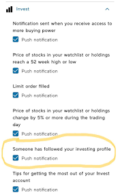 Best advanced free trading app? In The Settings Of The Mobile App There S An Alert For Someone Following Your Investment Profile Is This Something New Sofi