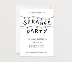 Stranger things party cupcake toppers. Items Similar To Stranger Things Party Invitation Customized Printable I Stranger Things Halloween Party Stranger Things Halloween Birthday Cards For Friends