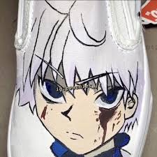 Killua is the only one in hunter anime that turned the electricity to power to use because his body can resisit any type of electricity due to. Killua Zoldyck Hxh Hunterxhunter Vans Slip On The Custom Movement