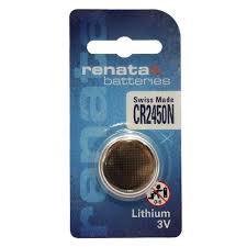 Renata Cr2450n 3 Volt Lithium Coin Battery 4 Batteries