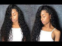 Wet And Wavy Flip Over Method With A Quick Weave With Tinashe Hair Youtube Wavy Weave Hairstyles Quick Weave Curly Weave Hairstyles