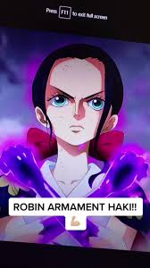 Robin Using Armament Haki