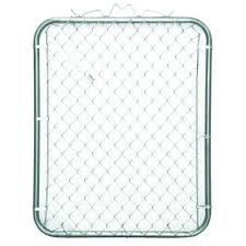 Yardgard 42 In W X 48 In H Galvanized Steel Bent Frame Walk Through Chain Link Fence Gate 328302a The Home Depot Chain Link Fence Gate Fence Gate Chain Link Fence