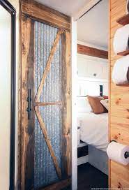 Check out the before and after of our camper remodel and exactly how we did it on i am so excited to finally be able to share our camper remodel with you all! Rustic Modern Rv Tour Mountainmodernlife Com Remodeled Campers Rv Bathroom Remodel Travel Trailer Remodel