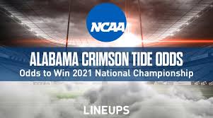 National championship 2021 live stream free online, national championship game will be on monday, january 11, kickoff time: Alabama Crimson Tide Odds To Win 2021 National Championship