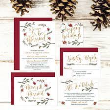 Holiday Wedding Invitation Template Winter Rustic Printable Invite Suite Christmas Wedding Invitation Xmas Wedding Winter Wedding Diy Christmas Wedding Invitations Holiday Wedding Invitations Wedding Invitation Templates