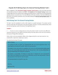 Popular Ielts Writing Topics For General Training Module Task 1 By Stephlowe91 Via Slideshare Ielts Writing Writing Topics Ielts Writing Task1