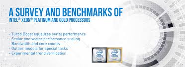 a survey and benchmarks of intel xeon gold and platinum