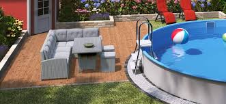 Beeteinfassung Terrassenumrandung Setzen Obi Gartenplaner Terrasse Umrandung Terrasse Pool