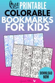 Give them as a gift or as a prize. Free Bookmarks To Color For Kids Sarah Titus From Homeless To 8 Figures