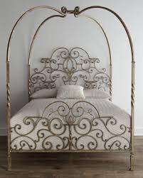 The delicately designed metal frame has a vintage style that will add instant sophistication to your bedroom. Tuscany Queen Canopy Bed