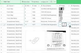 Spreadsheets For Genealogy Airtable Part 2 Relatively Curious Genealogy Genealogy History Spreadsheet