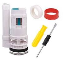 RDEXP White 7.08inch Height Water Tank Connected Dual Flush Fill Toilet  Cistern Inlet Drain Valve Repair