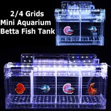 Betta fish are also known as siamese fighting fish, and for good reason: Led Acrylic Betta Fish Tank Mini Desktop Aquarium Water Pump Filter Box Shopee Malaysia